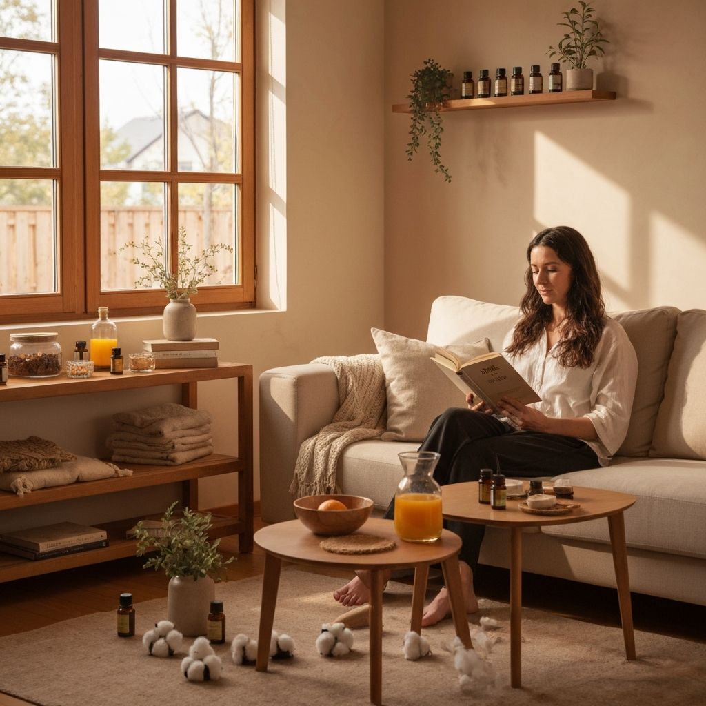 Alltagsszene mit natürlichen Produkten